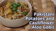 Pakistani potatoes and cauliflower