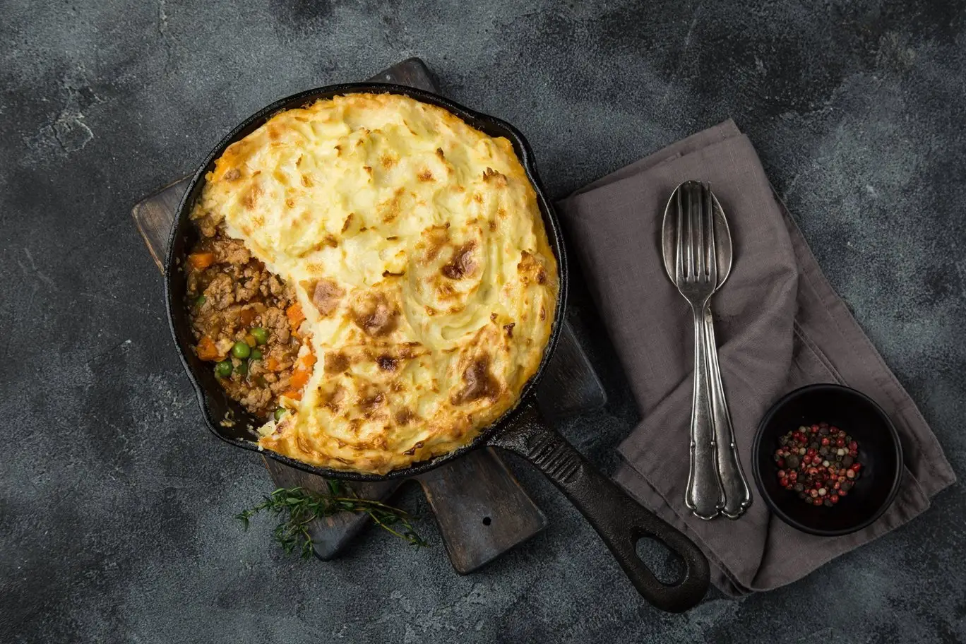 Cheesy shepherd's pie
