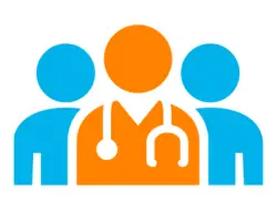 a group of people with a stethoscope around them