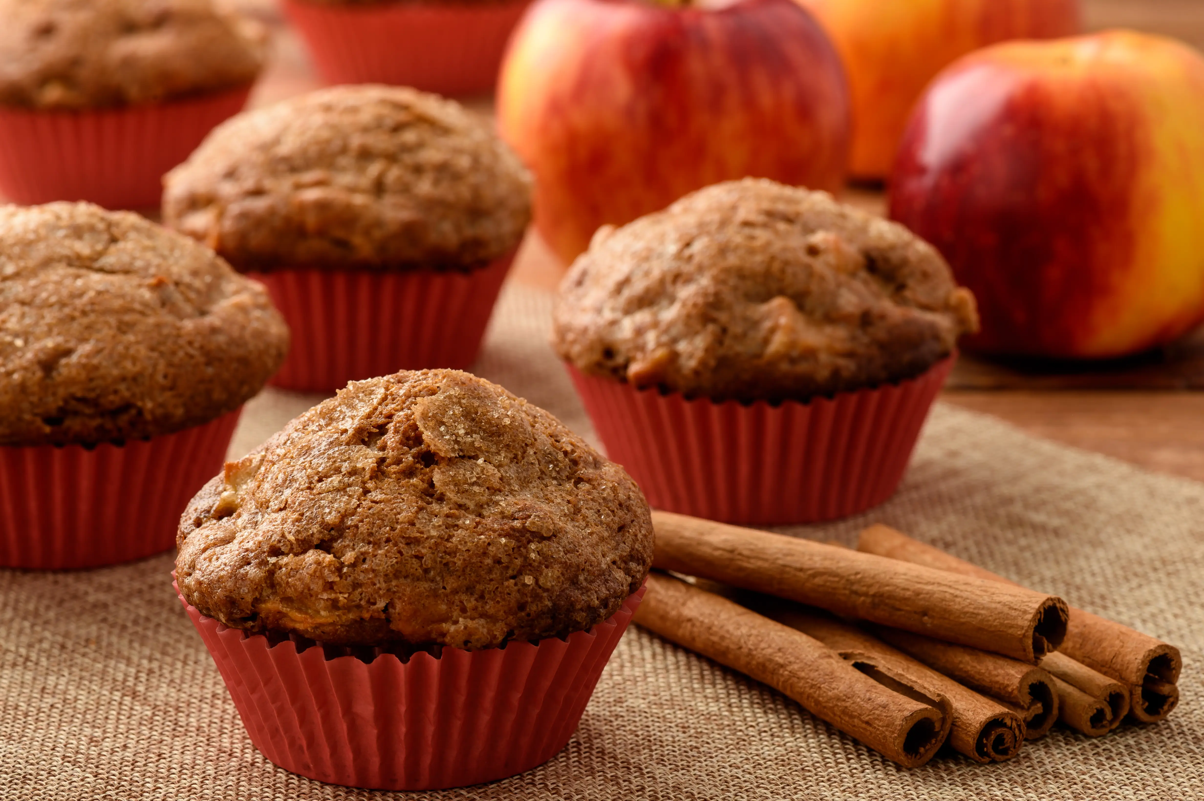 Apple honey spice muffins